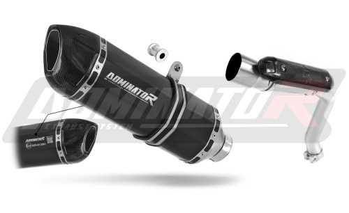 wydech tłumik DOMINATOR Homologowany HP1 CZARNY pasujący do motocykla Honda CB 600F HORNET 2003 - 2006 2
