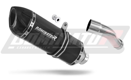 exhaust muffler DOMINATOR HP1 BLACK fits to Honda CB 600F HORNET PC41 2007  2013