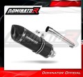 exhaust muffler DOMINATOR HP1 BLACK fits to Honda XRV 750 AFRICA TWIN 1996  2003 2
