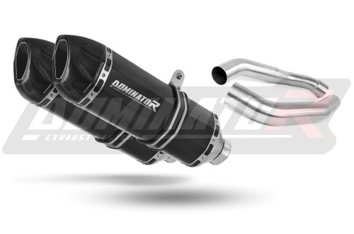 exhaust muffler DOMINATOR HP1 BLACK fits to Honda CBR 1000F DUAL 1988  2000