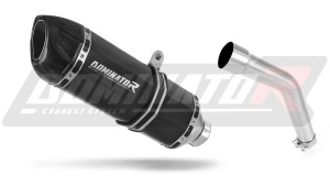 Kawasaki KLE 500 1991 - 2007 Exhaust Silencer Muffler HP1 BLACK + dB killer