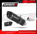 exhaust muffler DOMINATOR homologated road legal HP1 BLACK fits to Kawasaki ZX6R 636 2009  2016 2