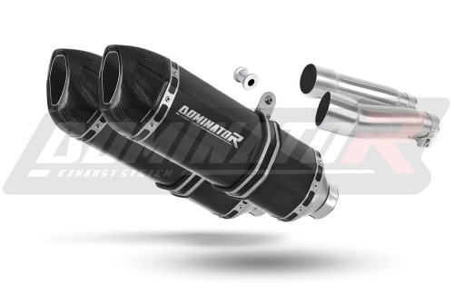 wydech tłumik DOMINATOR HP1 CZARNY pasujący do motocykla Moto Guzzi BREVA ie 750 2003 - 2009