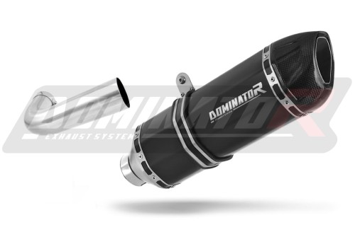 exhaust muffler DOMINATOR HP1 BLACK fits to Moto Guzzi BREVA 1100