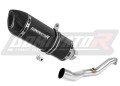 exhaust muffler DOMINATOR HP1 BLACK fits to Suzuki BURGMAN 400 2007  2016