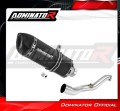 exhaust muffler DOMINATOR HP1 BLACK fits to Suzuki BURGMAN 400 2007  2016 2