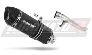 Suzuki GSF 650 BANDIT N / S 2005 - 2006 Exhaust Silencer Muffler HP1 BLACK + dB killer