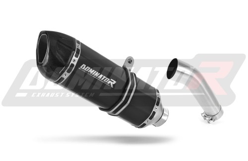 SV 650 N EXHAUST Suzuki Muffler Auspuff Sportauspuff Silencer Echappement Silencieux Scarico Scarichi Escape Wydech Tłumik Carbon Tip HP1 BLACK 2003 - 2013 Dominator  x