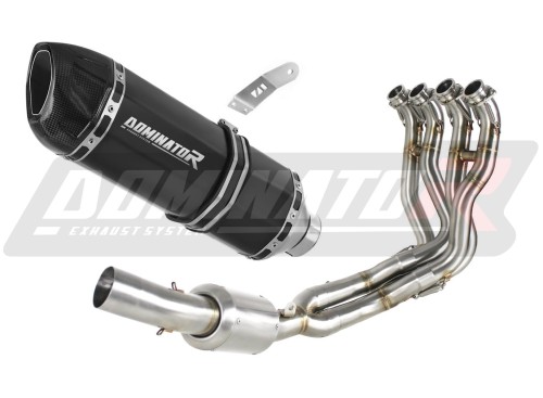 kompletny układ wydechowy z tłumikiem DOMINATOR Full System HP1 CZARNY pasujący do motocykla Suzuki GSXR 1000 2017 - 2021 3
