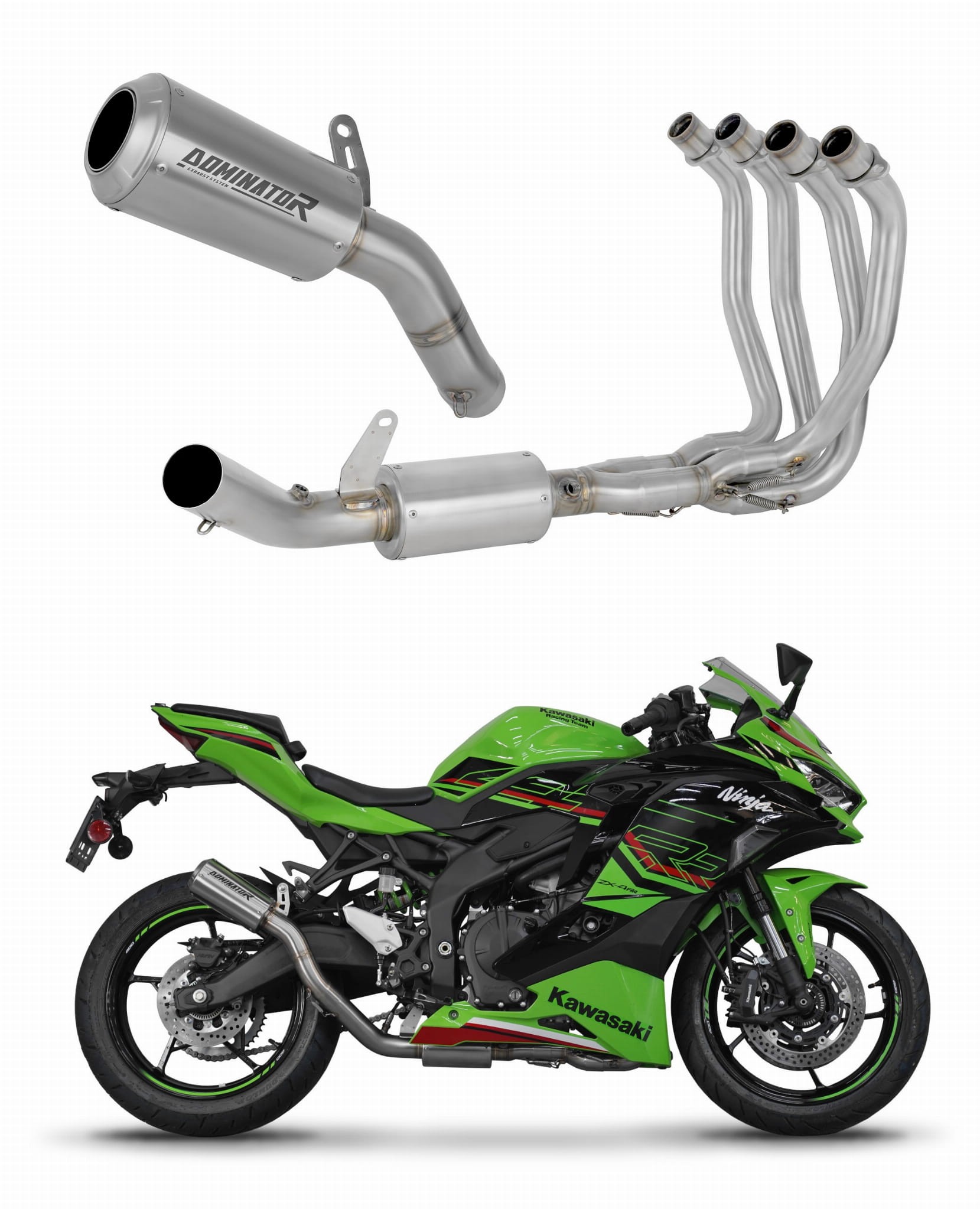 【ヒロユキ④】 Kawasaki ZX-4R / RR 2023 - 2024 Full Exhaust System Collector