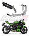 complete exhaust system with muffler DOMINATOR Full System HP8 BLACK fits to Kawasaki ZX4R / RR 2023  2024