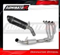 complete exhaust system with muffler DOMINATOR Full System HP8 BLACK fits to Kawasaki ZX4R / RR 2023  2024 3