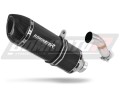 YBR 250 EXHAUST Yamaha Muffler Auspuff Sportauspuff Silencer Echappement Silencieux Scarico Scarichi Escape Wydech Tłumik Carbon Tip HP1 BLACK DOMINATOR  x