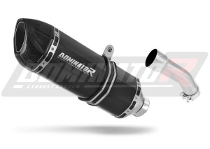 Yamaha FZR 600 1988 - 1993 Exhaust Silencer Muffler HP1 BLACK + dB killer