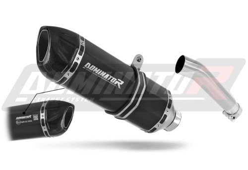 wydech tłumik DOMINATOR Homologowany HP1 CZARNY pasujący do motocykla Yamaha FZS FAZER 600 1998 - 2003