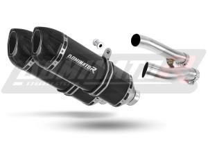 Yamaha XJR 1200 1995 - 1998 Exhaust Silencer Muffler HP1 BLACK + dB killer