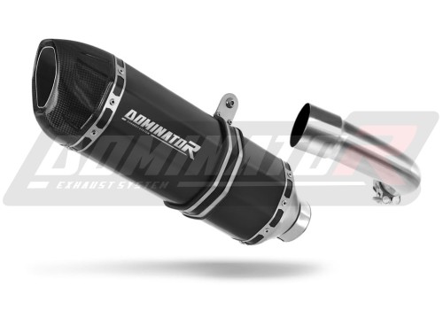 wydech tłumik DOMINATOR HP1 CZARNY pasujący do motocykla Bajaj Dominar 400 2016 - 2018