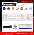 complete exhaust system with muffler DOMINATOR Full System HP1 BLACK fits to BMW K1200RS 2001  2003 3