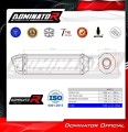 exhaust muffler DOMINATOR HP1 BLACK fits to Aprilia Pegaso 650 2001  2004 4