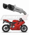 exhaust muffler DOMINATOR titanium HP8 fits to Ducati 1098 2007  2009