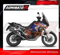 KTM 1290 Super Adventure 2021 -2022  Full  Exhaust System  Muffler Auspuff Sportauspuff Silencer Echappement Silencieux Scarico Scarichi Escape Collector Manifold Wydech Tłumik HP7  BLACK DOMINATOR 2