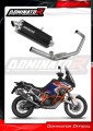kompletny układ wydechowy z tłumikiem DOMINATOR Full System P7 CZARNY pasujący do motocykla KTM 1290 Super Adventure 2021 - 2024