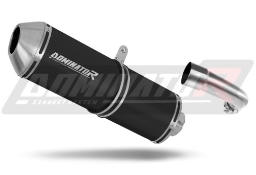 exhaust muffler DOMINATOR OVR BLACK fits to Bajaj Dominar 400 2016  2018