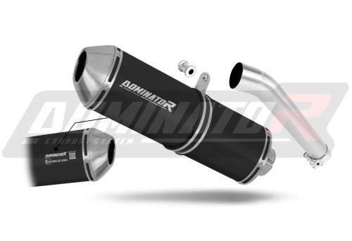 exhaust muffler DOMINATOR homologated road legal OVR BLACK fits to Yamaha YZF 600 R Thundercat 1996  2006 3