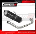 complete exhaust system with muffler DOMINATOR Full System OVR BLACK fits to Yamaha XP 530 TMAX 2012  2016 2