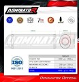 exhaust muffler DOMINATOR OVR BLACK fits to Suzuki GSXR 1300 Hayabusa 1999  2007 2
