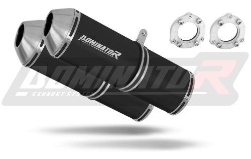 exhaust muffler DOMINATOR OVR BLACK fits to Suzuki TL 1000 R 1997  2000