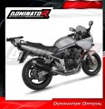 exhaust muffler DOMINATOR S6 BLACK fits to Suzuki GSF BANDIT 600 2000  2004 2