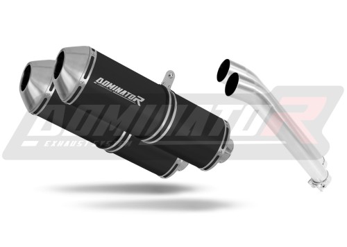 exhaust muffler DOMINATOR OVR BLACK fits to Suzuki DL 1000 V Strom 2002  2011