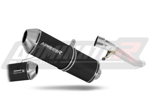 exhaust muffler DOMINATOR homologated road legal OVR BLACK fits to Suzuki GSXF 750 1998  2006