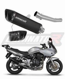Suzuki GSF BANDIT 600 2000 - 2004 EU Approved Exhaust Silencer HP6 BLACK