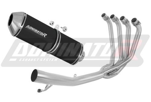 complete exhaust system with muffler DOMINATOR Full System OVR BLACK fits to Suzuki GSF 650 BANDIT N / S 2007  2016