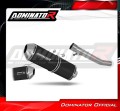 exhaust muffler DOMINATOR homologated road legal OVR BLACK fits to Suzuki GSXF 600 1998  2006 2