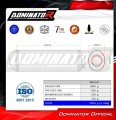 Suzuki gsxf 600 1998-2006 EXHAUST Muffler Auspuff Sportauspuff Silencer Echappement Silencieux Scarico Scarichi Escape Wydech Tłumik OVR BL Dominator Exhaust System 1