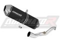 exhaust muffler DOMINATOR OVR BLACK fits to Suzuki BURGMAN 400 2007  2016