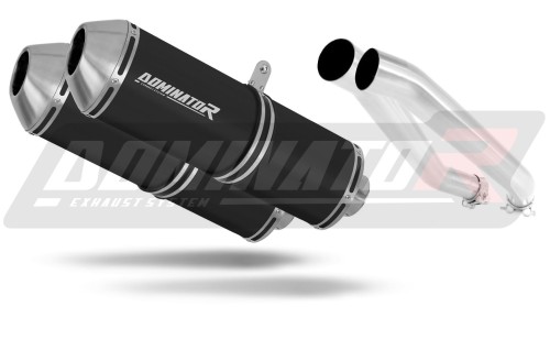 exhaust muffler DOMINATOR OVR BLACK fits to Kawasaki Z1000 2003  2006