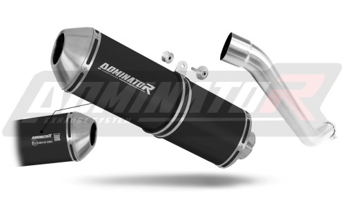 wydech tłumik DOMINATOR Homologowany OVR CZARNY pasujący do motocykla Kawasaki Z750 2004 - 2006