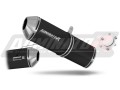 exhaust muffler DOMINATOR homologated road legal OVR BLACK fits to Kawasaki ZX7R 1996  2003
