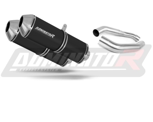 wydech tłumik DOMINATOR OVR CZARNY pasujący do motocykla Honda VTR 1000F Firestorm 2002 - 2006