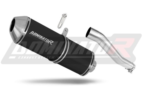 exhaust muffler DOMINATOR OVR BLACK fits to Honda XRV 750 AFRICA TWIN RD07 1993  1995