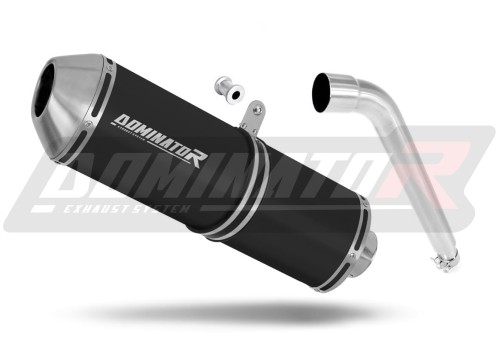 exhaust muffler DOMINATOR OVR BLACK fits to Honda XL 125 V VARADERO 2001  2006 3