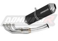 complete exhaust system with muffler DOMINATOR Full System OVR BLACK fits to BMW K1200RS 2001  2003