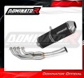 complete exhaust system with muffler DOMINATOR Full System OVR BLACK fits to BMW K1200RS 2001  2003 3