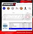exhaust muffler DOMINATOR OVR BLACK fits to Aprilia RSV 1000 R 2004  2009 2