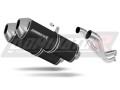 exhaust muffler DOMINATOR OVR BLACK fits to Aprilia Pegaso 650 Factory 2007  2010