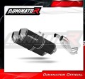 exhaust muffler DOMINATOR OVR BLACK fits to Aprilia Pegaso 650 Factory 2007  2010 3